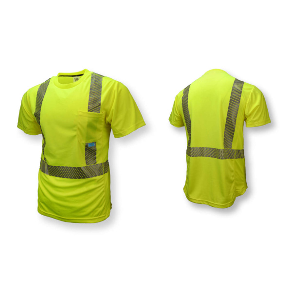 Short Sleeve Cooling T-Shirt, Green, 1 EA #ST31-2