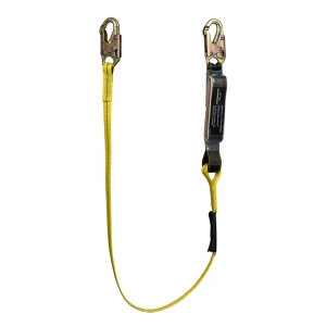 SS72 6' Single Leg Shock Absorbing Lanyard (Yellow), 1/EA #01220