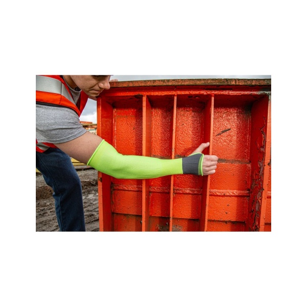 Cut-Less Korplex Cut Resistant Sleeves w/ Thumb Hole, ANSI A4, Pair #3142 - Image 2