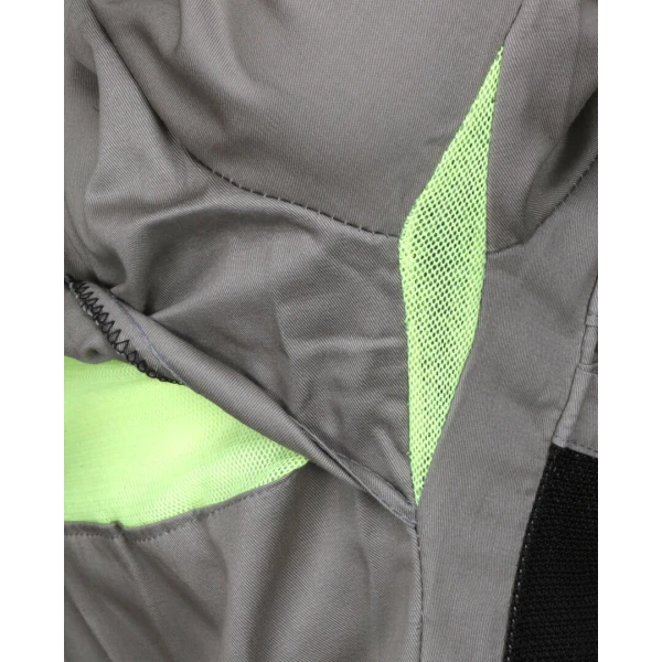 Summit Breeze® Flame Resistant (FR) Coverall - Gray 7-ounce Cotton Material, Chest Size (52 - 64), 1 EA #SBC2011 - Image 5