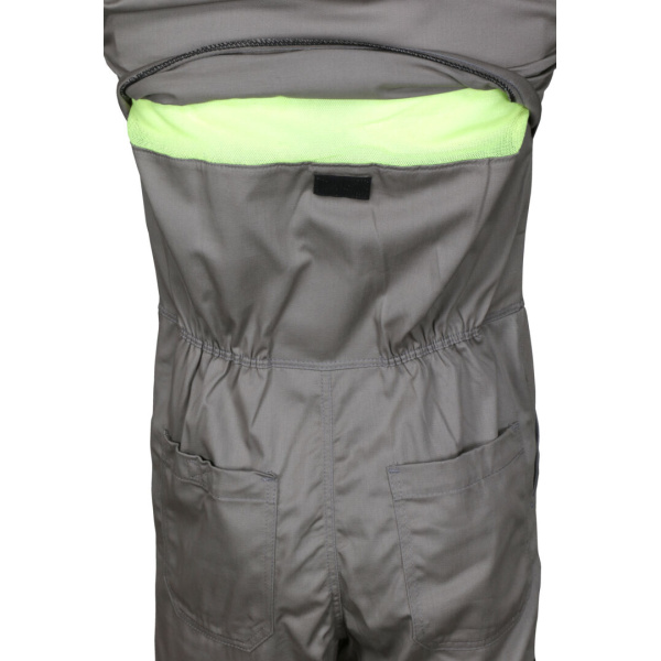 Summit Breeze® Flame Resistant (FR) Coverall - Gray 7-ounce Cotton Material, Chest Size (38 - 50), 1 EA #SBC2011 - Image 9