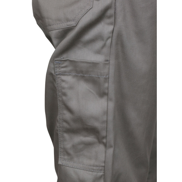 Summit Breeze® Flame Resistant (FR) Coverall - Gray 7-ounce Cotton Material, Chest Size (38 - 50), 1 EA #SBC2011 - Image 8