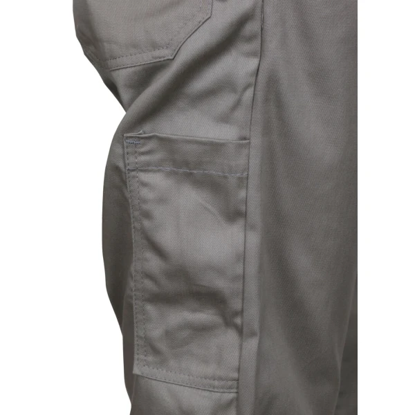 Summit Breeze® Flame Resistant (FR) Coverall - Gray 7-ounce Cotton Material, Chest Size (52 - 64), 1 EA #SBC2011 - Image 8