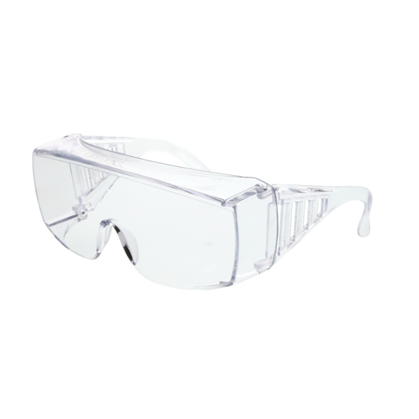 98 Series Safety Glasses - Uncoated - Spatula Temples- Dielectric, Clear Lens, MOQ 12 #9800