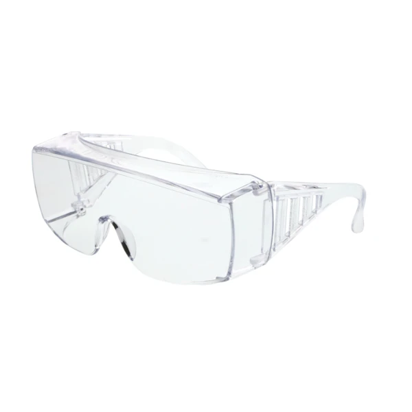 98 Series Safety Glasses - Uncoated - Spatula Temples- Dielectric, Clear Lens, MOQ 12 #9800