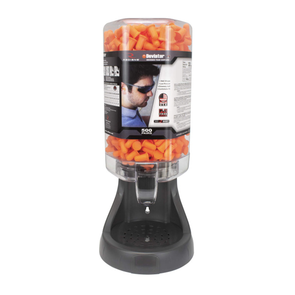 Refillable Dispenser with Deviator FP80 Plugs, 500 Pairs #FPD-500L80