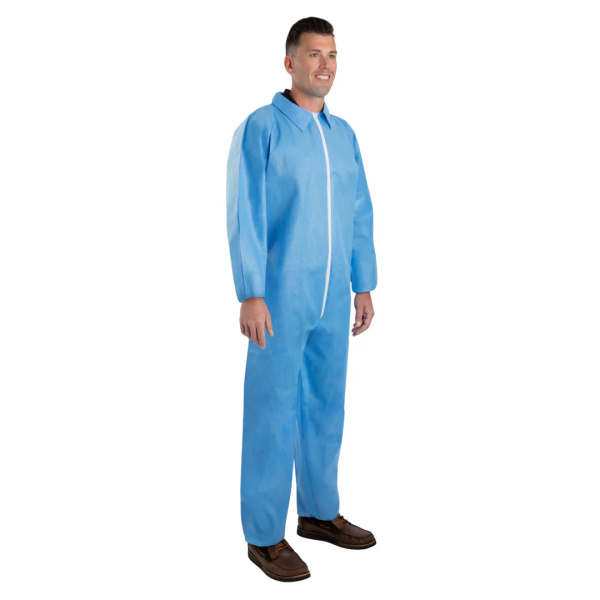 Flame Retardant Coverall - Elastic Wrists and Ankles, 25/Case #BC4DA2 - Image 2