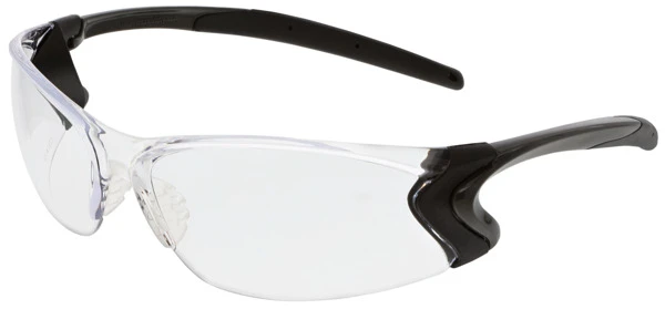 BD1 Safety Glasses - Dielectric Safety Glasses with No Metal, Clear Lens, MOQ 12 #BD110PF