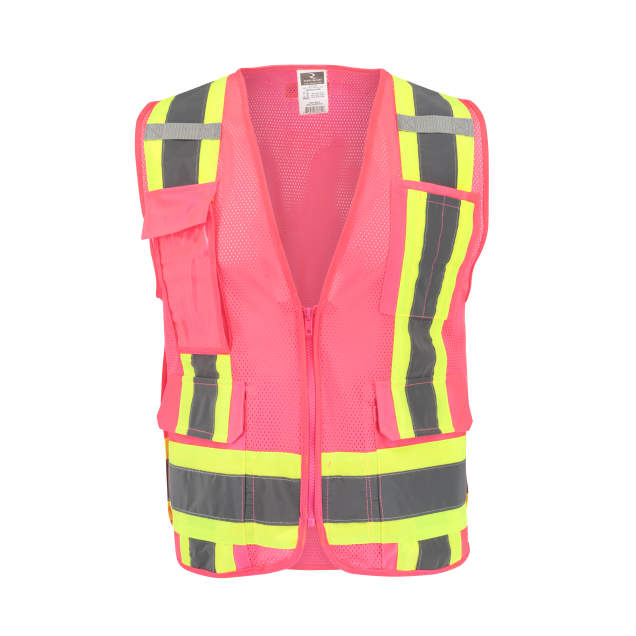 Radians SV6P-1 Type O Class 1 Mesh Surveyor Vest, 1 EA #SV6P-1- Logo (Logo Included) - Image 8