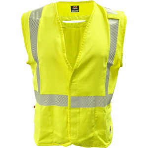 ANSI Type R Class 2 AR/FR Solid Vest With Segmented Tape and "D" Ring Access, 1/EA #509FRGS