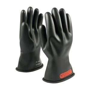 NOVAX INSULATING GLOVE, CLASS 0, 11 IN., BLK., STRAIGHT CUFF, 1PR #150-0-11