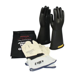 NOVAX, INSULATING GLOVE KIT, CLASS 2, 14 IN., BLK., STRAIGHT CUFF, 1EA, #150-SK-2
