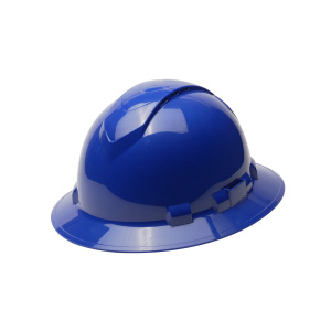 Ridgeline Full Brim 4 Pt Ratchet Suspension, Blue, 1/EA #HP54160-LOGO (Logo Icluded)