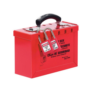 Group Lock Boxes & Permit Stations, Latch Tightâ„¢ Portable Group Lock Box, 1/EA #498A
