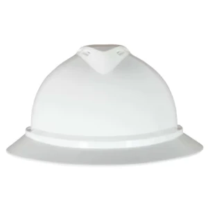 V-Gard 500 Hat, White Vented, 6-Point Fas-Trac III, 1/EA #10167950