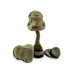 6941 Glide Camo Foam Twist In Earplugs without Cord - 400 Pairs per Case #6941