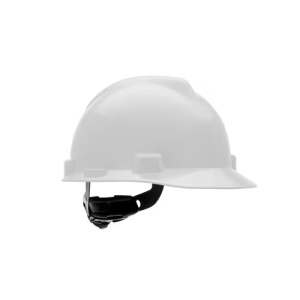 V-Gard Slotted Cap, White, w/Fas-Trac III Suspension, White, 1 EA #477482