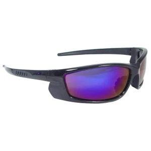 Voltageâ„¢ Safety Eyewear - Black Frame - Electric Blue Lens, 1 EA #VT1-63