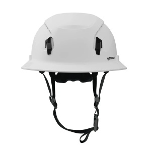 SHK-1 Full Brim Vented Class C Hard Hat (White), 1/EA #SHK1-FB-CW-Logo (Logo Included)