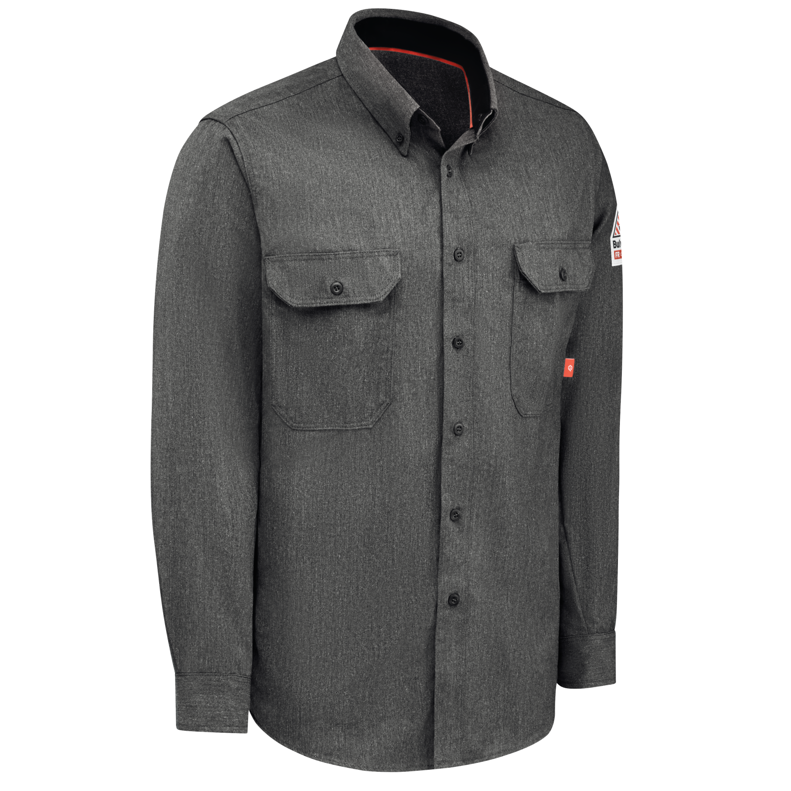 iQ Series® Men's Lightweight Comfort Woven Shirt, Dark Gray, 1/EA #QS50DG - Image 3
