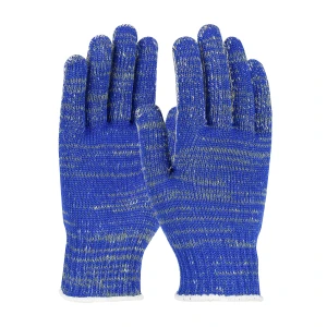 ACP KEVLAR KNIT GLOVE BLENDED WITH COTTON AND BLUE NYLON 7G, 1 DZ, #07-KA745