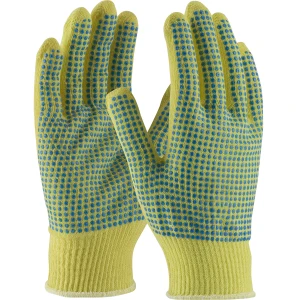 KUT-GARD 100% KEVLAR, 13G, LT. WGT, ANSI A2, DOTS ON BOTH SIDES, 1 DZ #08-K200PDD