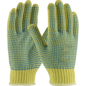 KUT-GARD 100% KEVLAR, 7G, M. WGT, ANSI A2 DOTS 2 SIDES/EXTENDED CUFF, 1 DZ #08-K350PDD