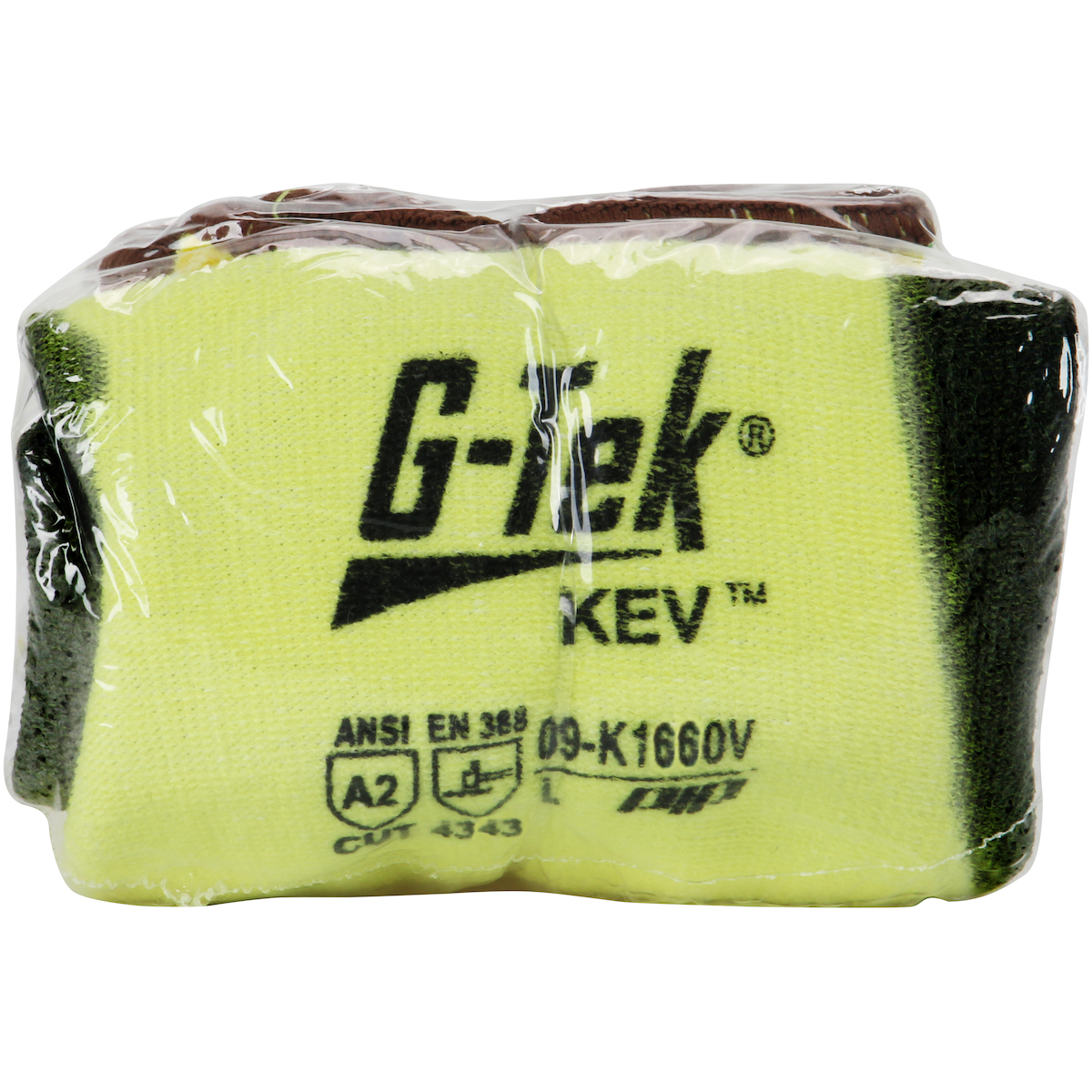 G-TEK KEV, YELLOW 13G KEVLAR SHELL, DD NITRILE MICROSURFACE, VEND PACK, 1 PR #09-K1660V