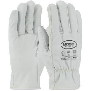 BOSS XTREME, MAX SAFETY AR GOATSKIN DRIVERS, 13G KEVLAR LINING, STRAIGHT THUMB, A4, 1 DZ #09-K3750
