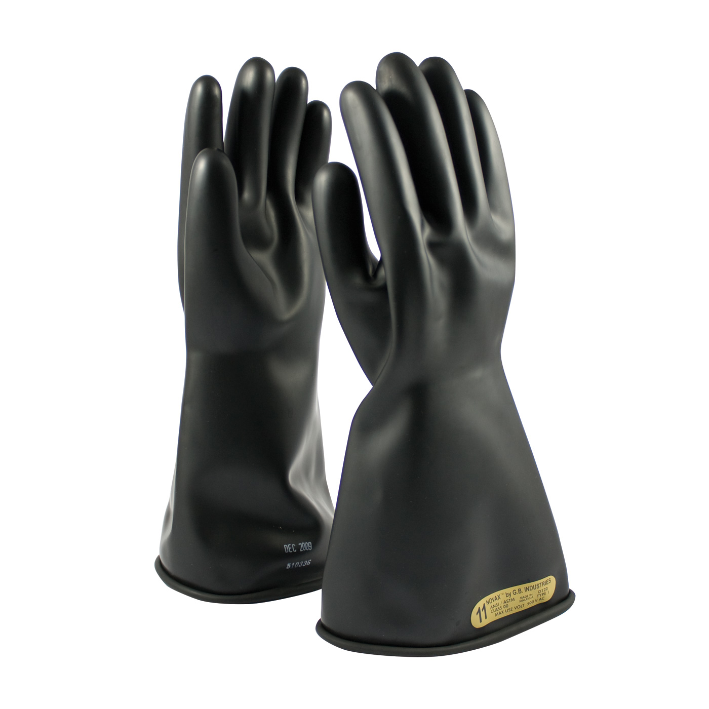 Novax Class 00 Rubber Insulating Glove with Straight Cuff - 14", 1/PR #150-00-14