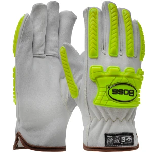 PREMIUM GOATSKIN DRIVERS W/ A6 CUT LINING AND L2 IMPACT PROTECTION, 1 PR, #09-LC650MP