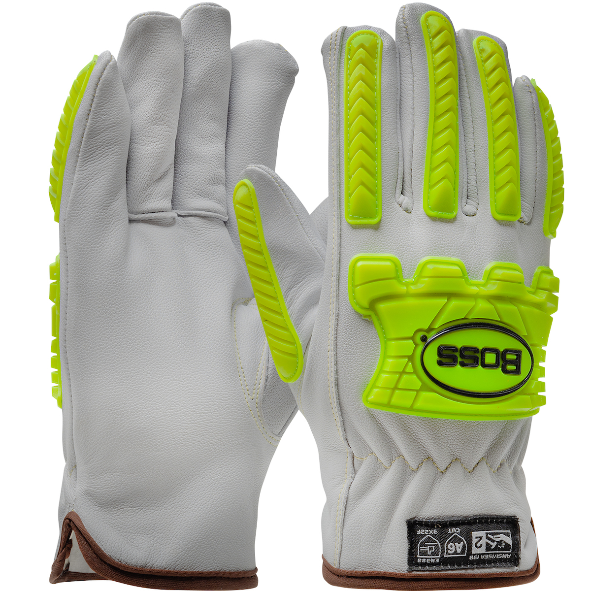 PREMIUM GOATSKIN DRIVERS W/ A6 CUT LINING AND L2 IMPACT PROTECTION, 1 PR, #09-LC650MP