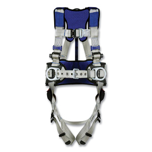 ExoFit™ X100 Comfort Construction Climbing/Positioning Safety Harness, Bk/Fr/Hip D-Rings, 2XL, Quick-Connect, 1/EA #098-1401099