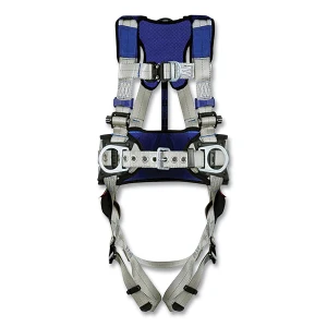 ExoFit™ X100 Comfort Construction Climbing/Positioning Safety Harness, Bk/Fr/Hip D-Rings, 2XL, Quick-Connect, 1/EA #098-1401099