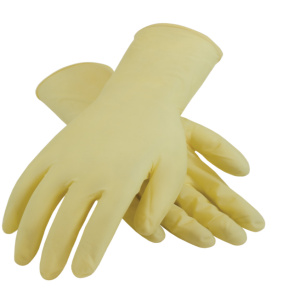 CleanTeam® Single Use Class 10 Cleanroom Latex Glove with Fully Textured Grip - 12", 1 CS, #100-323010