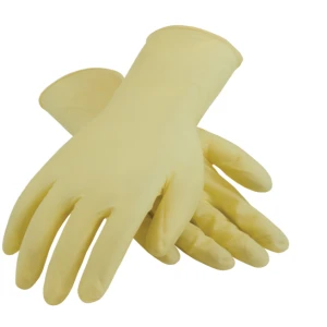 CleanTeam® Single Use Class 10 Cleanroom Latex Glove with Fully Textured Grip - 12", 1 CS, #100-323010