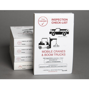 MOBILE CRANE & BOOM TRUCK Inspection Checklist BOOK, DEVTRA Inc - The CHECKER #2-005