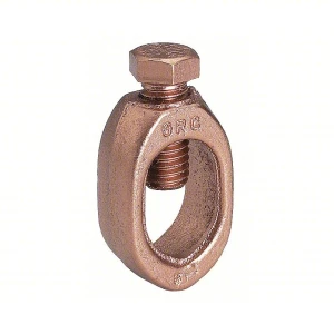 Grounding Connector: Copper, 10 AWG SOL/10 to 2 AWG STR Grounding Wire Size, 1 Grounding Wires, 5/Pkg #22A960