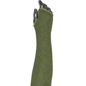 "SMART FIT ACP/BLACK KEVLAR BLEND SLEEVE, WITH THUMBHOLE Thumbhole, Size 22 Inch , 1 EA, #10-21KVACPMBK22TH