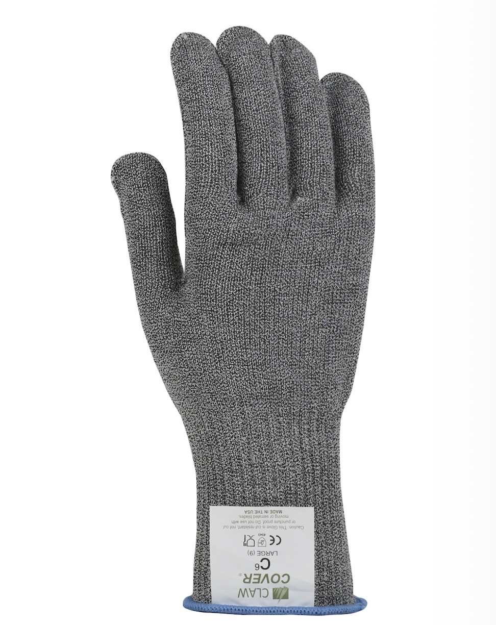 Claw Cover® Seamless Knit HPPE / Stainless Steel Blended Glove, 1 EA, #10-C6GYEC - Image 2