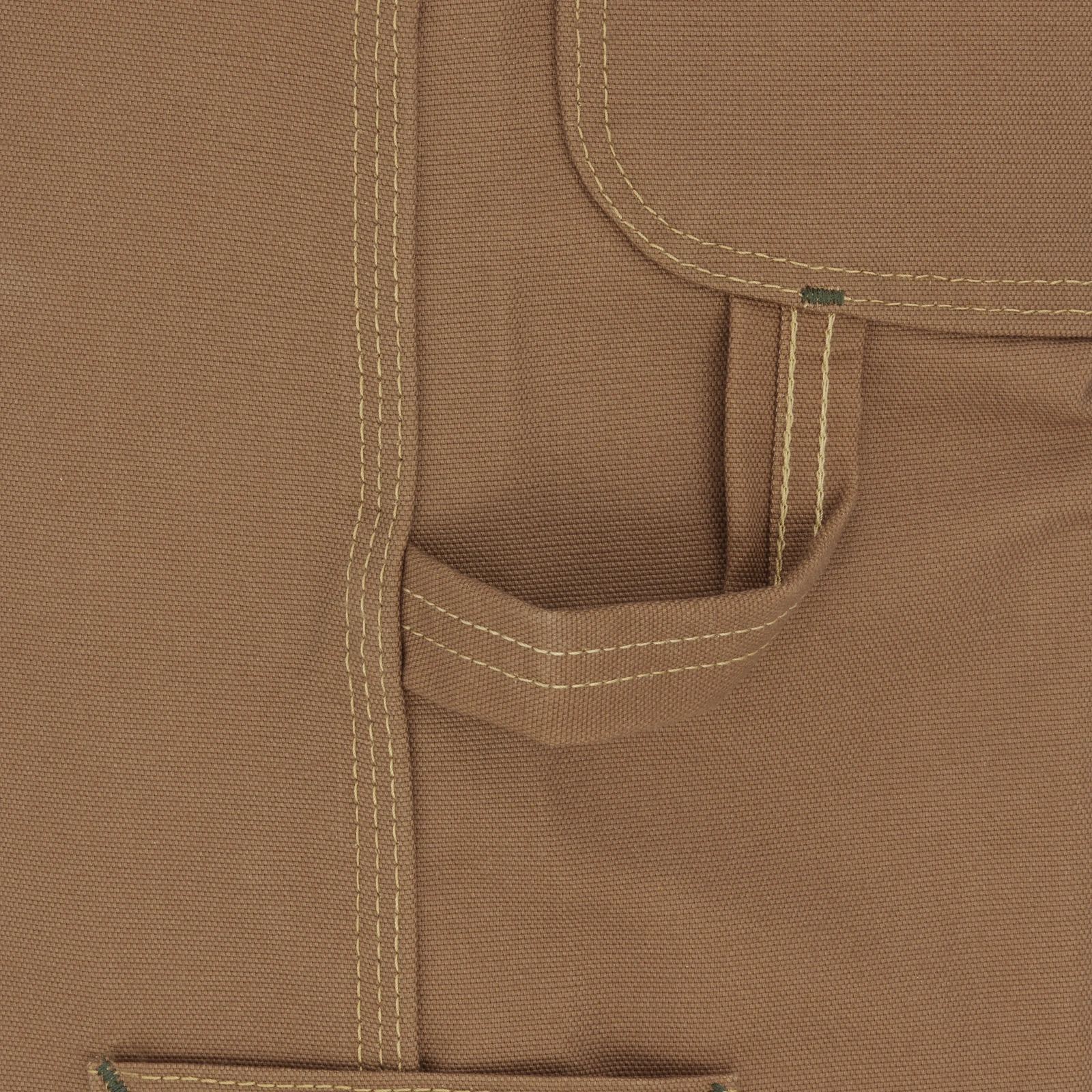 Work Pants Men's Midweight FR Dungaree, Brown Duck Color ,1 EA #PLJ8BD - Image 2