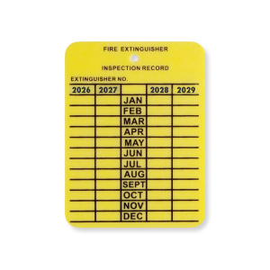 Plastic 4 Year Inspection Tag – 4PTAG , 100 per pack #LPI-P4YTAG