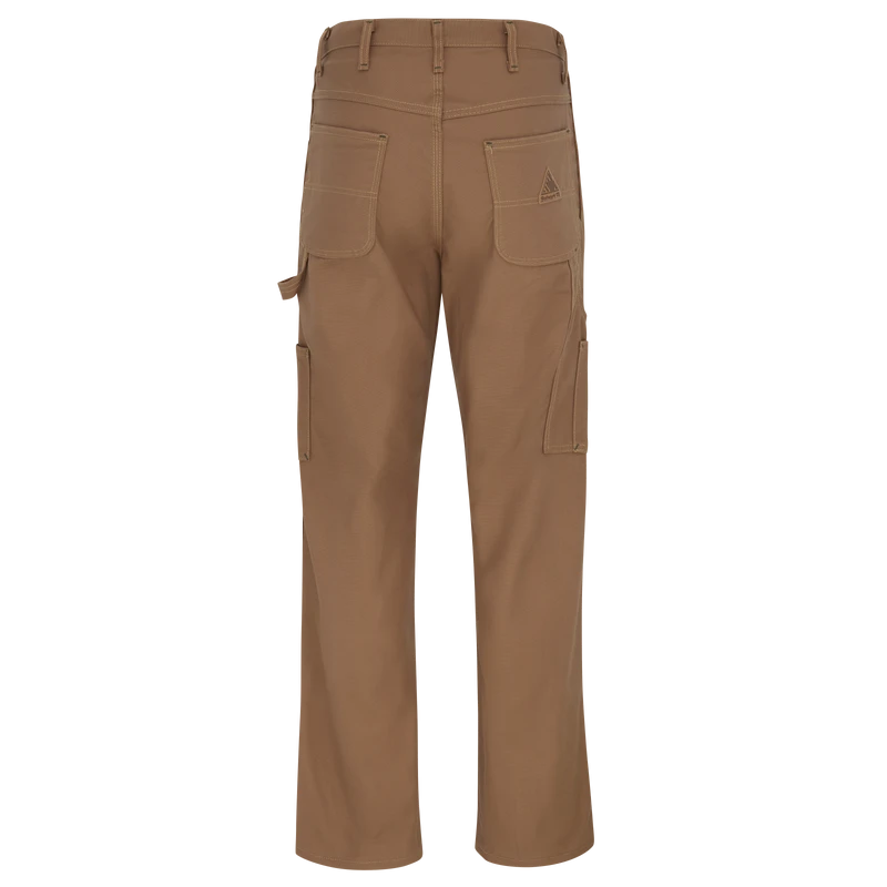 Work Pants Men's Midweight FR Dungaree, Brown Duck Color ,1 EA #PLJ8BD - Image 10
