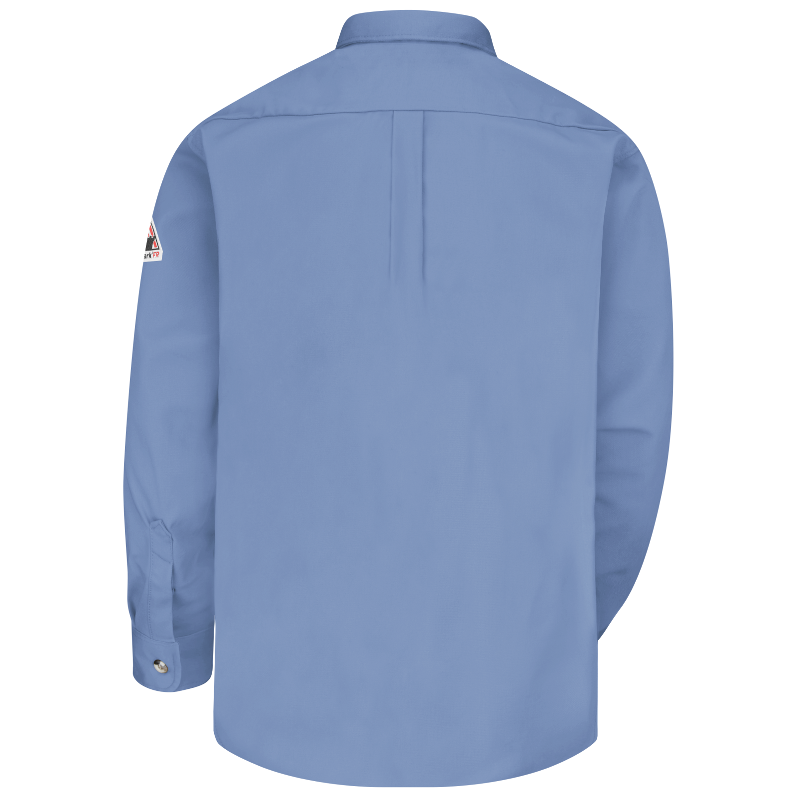Men's Midweight FR Dress Uniform Shirt, Light Blue, 1 EA #SLU2LB - Image 3