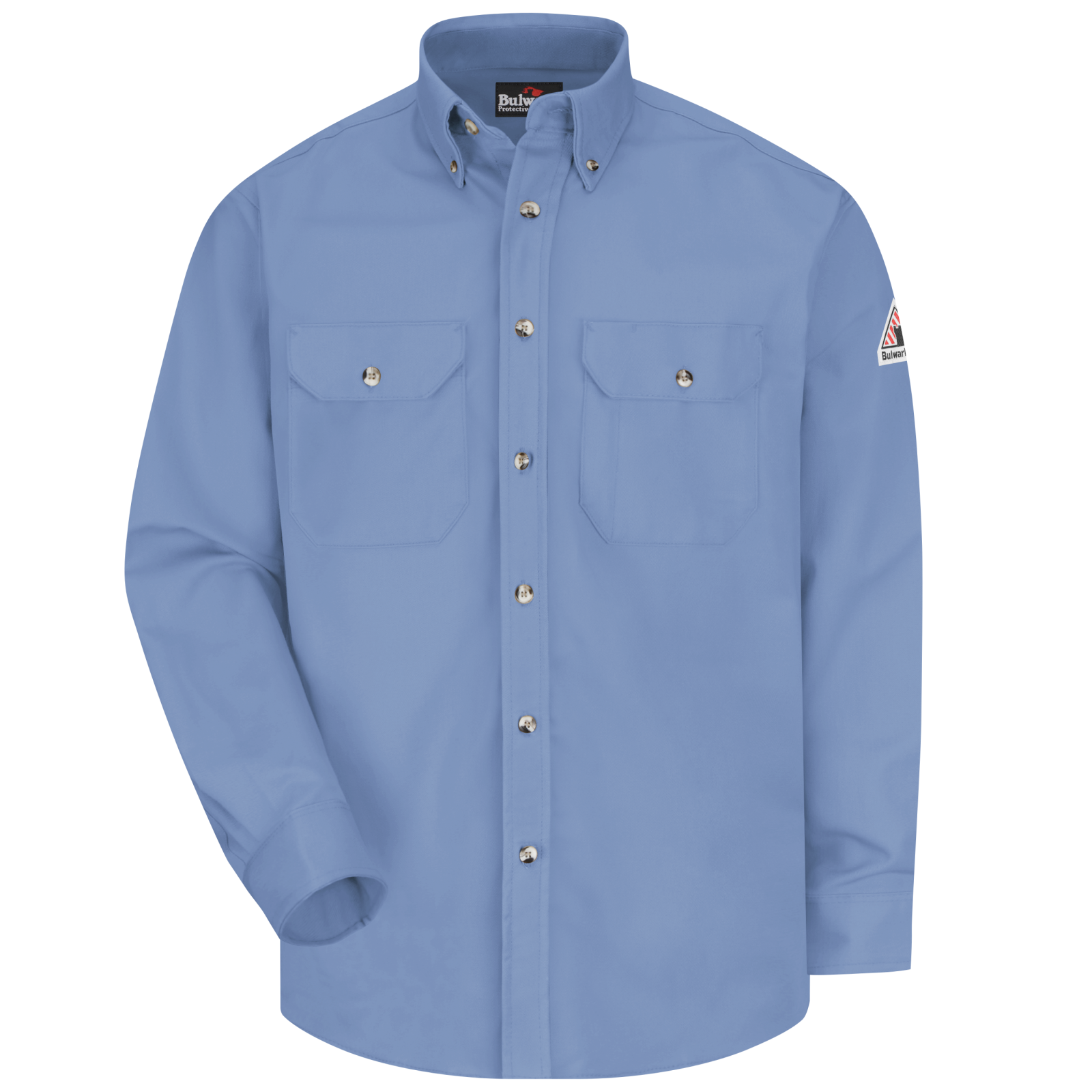 Men's Midweight FR Dress Uniform Shirt, Light Blue, 1 EA #SLU2LB