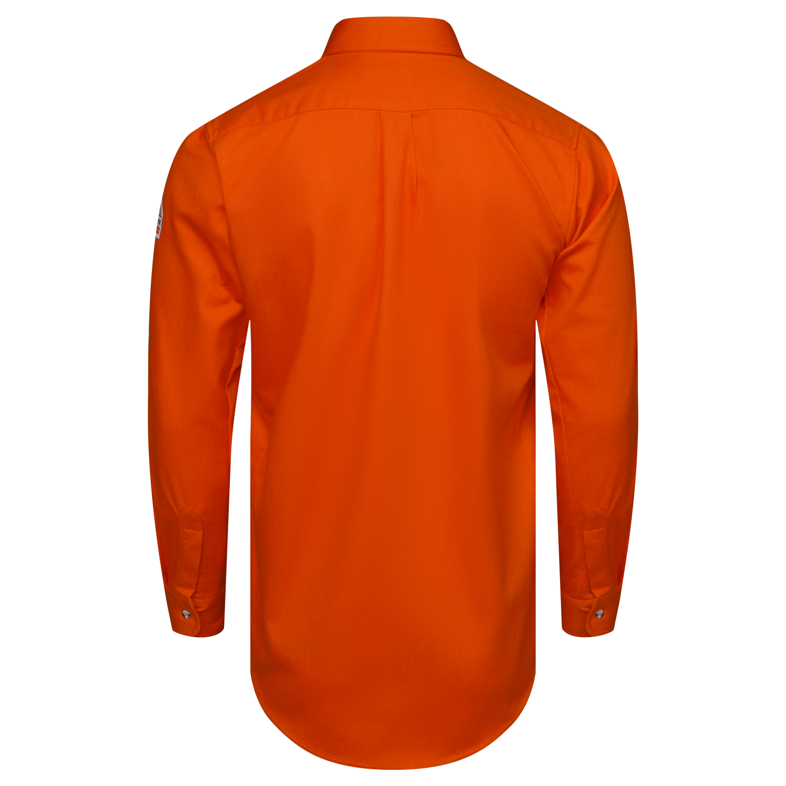 Men's Midweight FR Dress Uniform Shirt, Orange, 1 EA #SLU2OR - Image 3