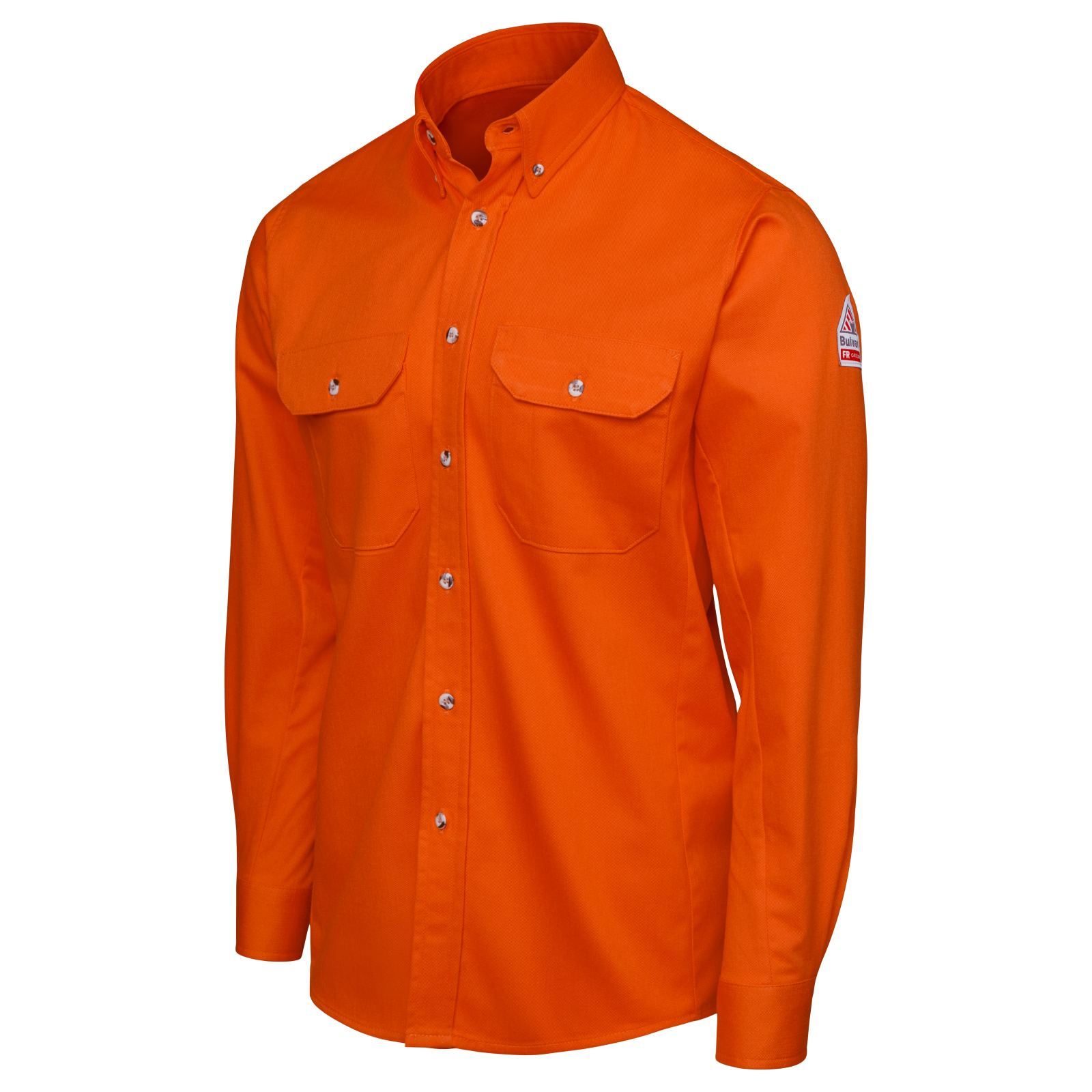 Men's Midweight FR Dress Uniform Shirt, Orange, 1 EA #SLU2OR