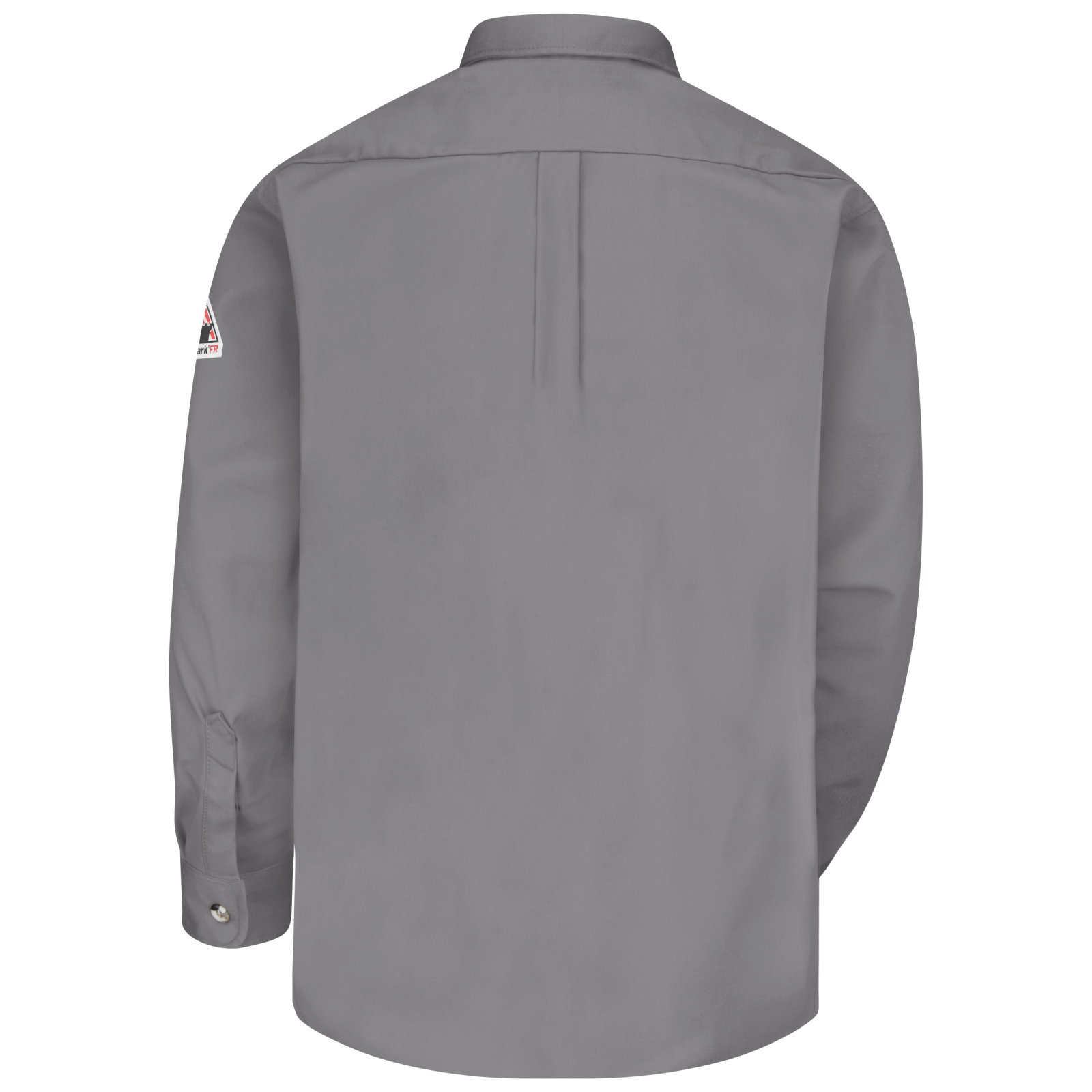 Men's Midweight FR Dress Uniform Shirt, Silver Grey, 1 EA #SLU2SY - Image 4