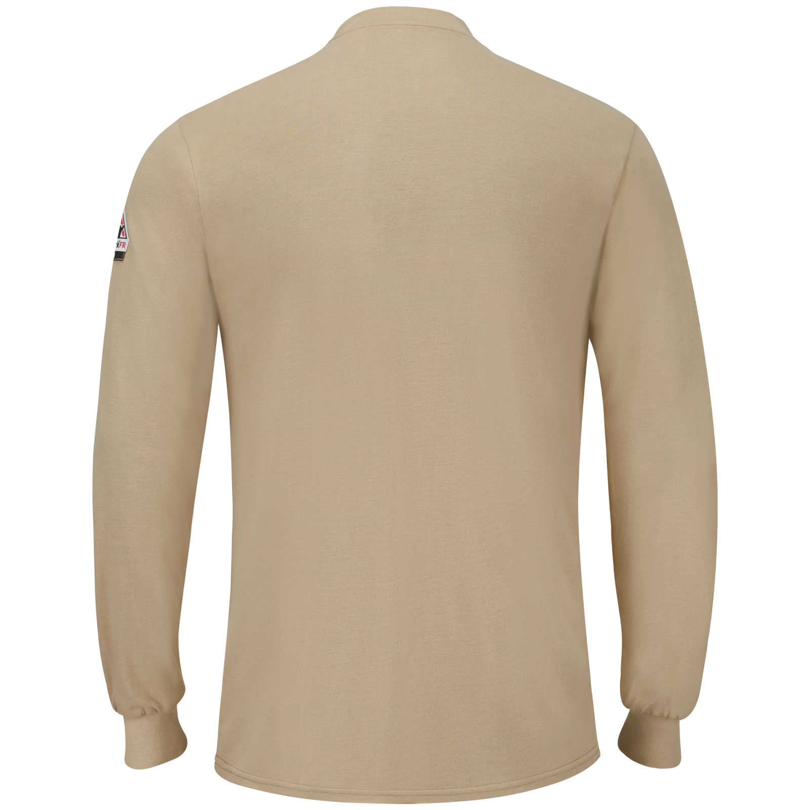Men's Long Sleeve Lightweight Henley Shirt, Khaki, 1 EA #SML8KH - Image 2