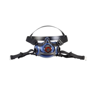 North® RU8800 Series Triple Flange Silicone Half Mask, Size: M/L, 1 EA #RU88001ML